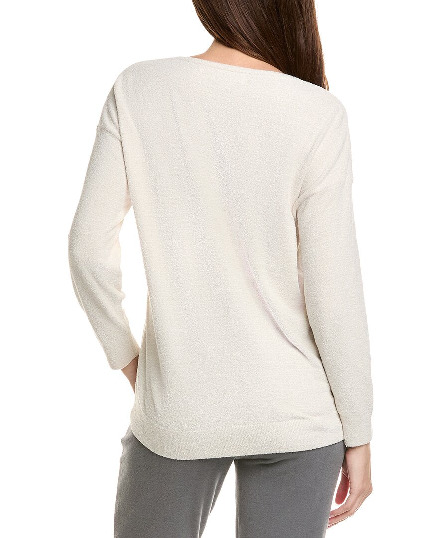 Barefoot Dreams Cozychic Ultra Lite V-Neck High-Low Pullover