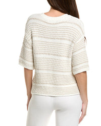 Barefoot Dreams Boucle Striped Pullover