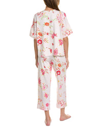 N Natori N Natori 2Pc Butterfly Garden Pajama Set