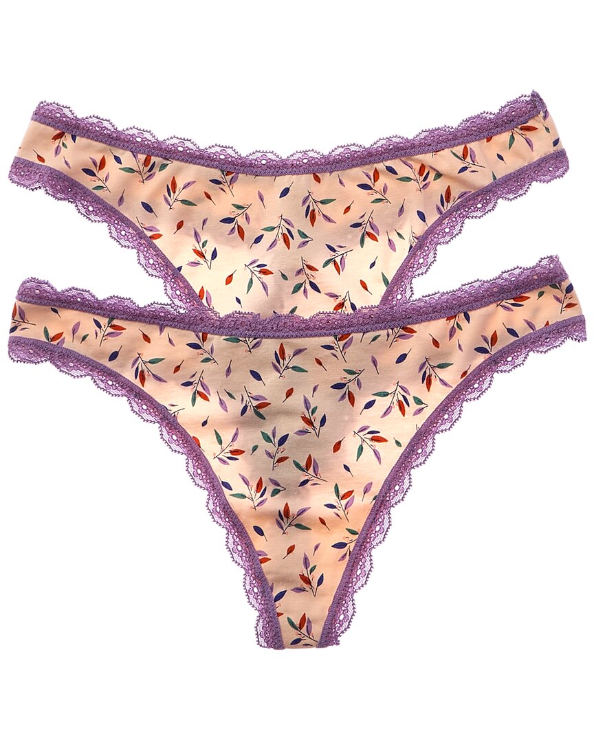 B.Tempt’D By Wacoal 2Pk Inspired Eyelet Thong