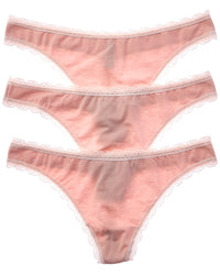 B.Tempt’D By Wacoal 3Pk Inspired Eyelet Thong