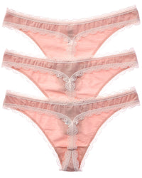 B.Tempt’D By Wacoal 3Pk Inspired Eyelet Thong