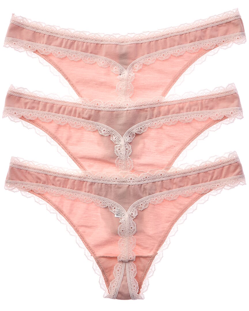 B.Tempt’D By Wacoal 3Pk Inspired Eyelet Thong