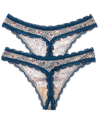 B.Tempt’D By Wacoal 2Pk Inspired Eyelet Thong