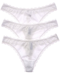 B.Tempt’D By Wacoal 3Pk Inspired Eyelet Thong