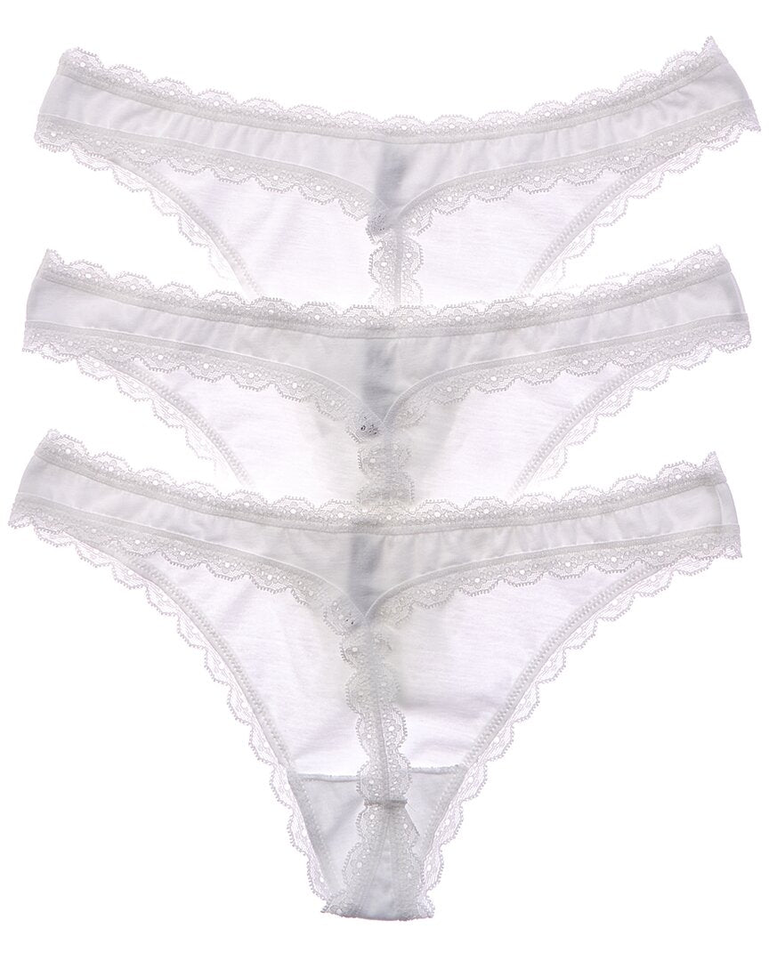 B.Tempt’D By Wacoal 3Pk Inspired Eyelet Thong