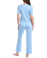Natori Natori Feather Essentials Crewneck Pj Set