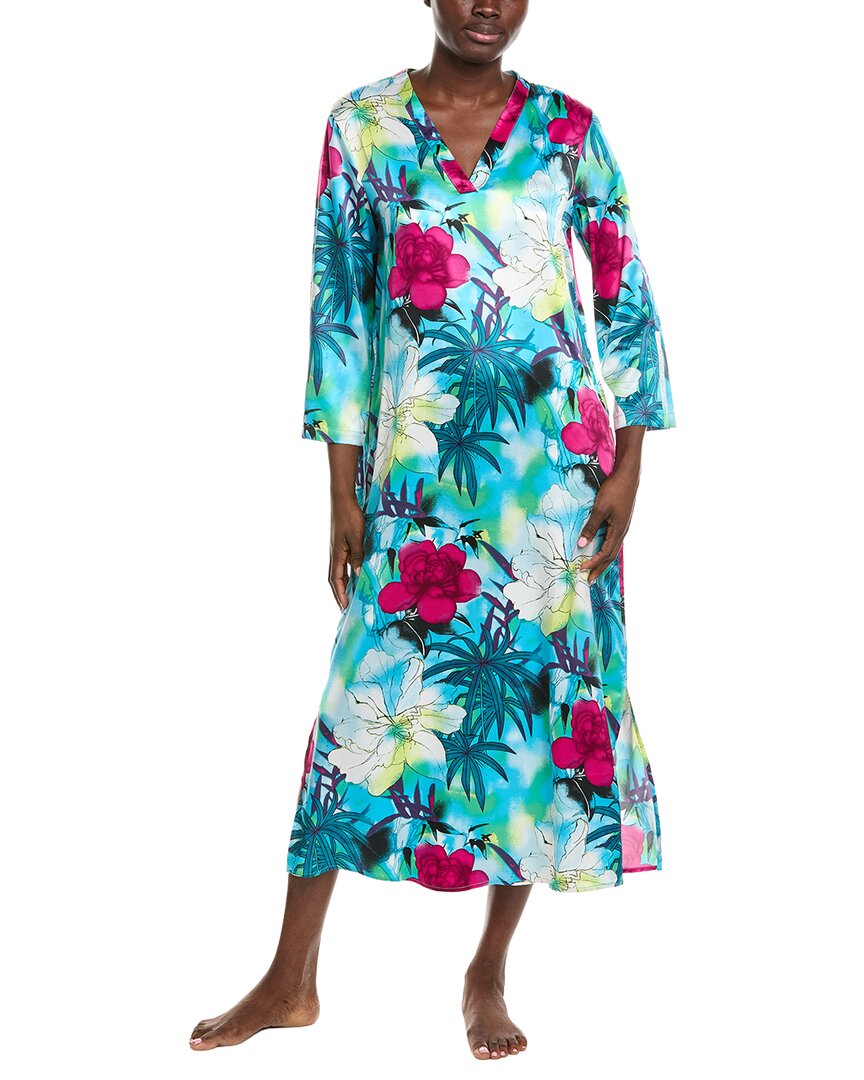 N Natori N Natori Viva Printed Satin Night Gown