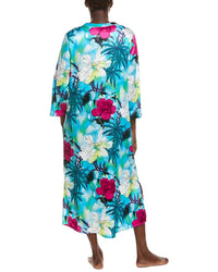 N Natori N Natori Viva Printed Satin Night Gown