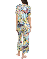 N Natori 2Pc Papillon Mandarin Pajama Set