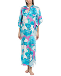 N Natori Floria Mandarin Butterfly Caftan