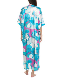 N Natori Floria Mandarin Butterfly Caftan