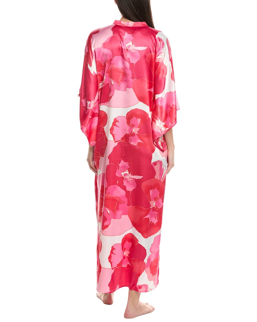 N Natori Floria Mandarin Butterfly Caftan