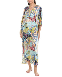 N Natori Papillon Butterfly Caftan