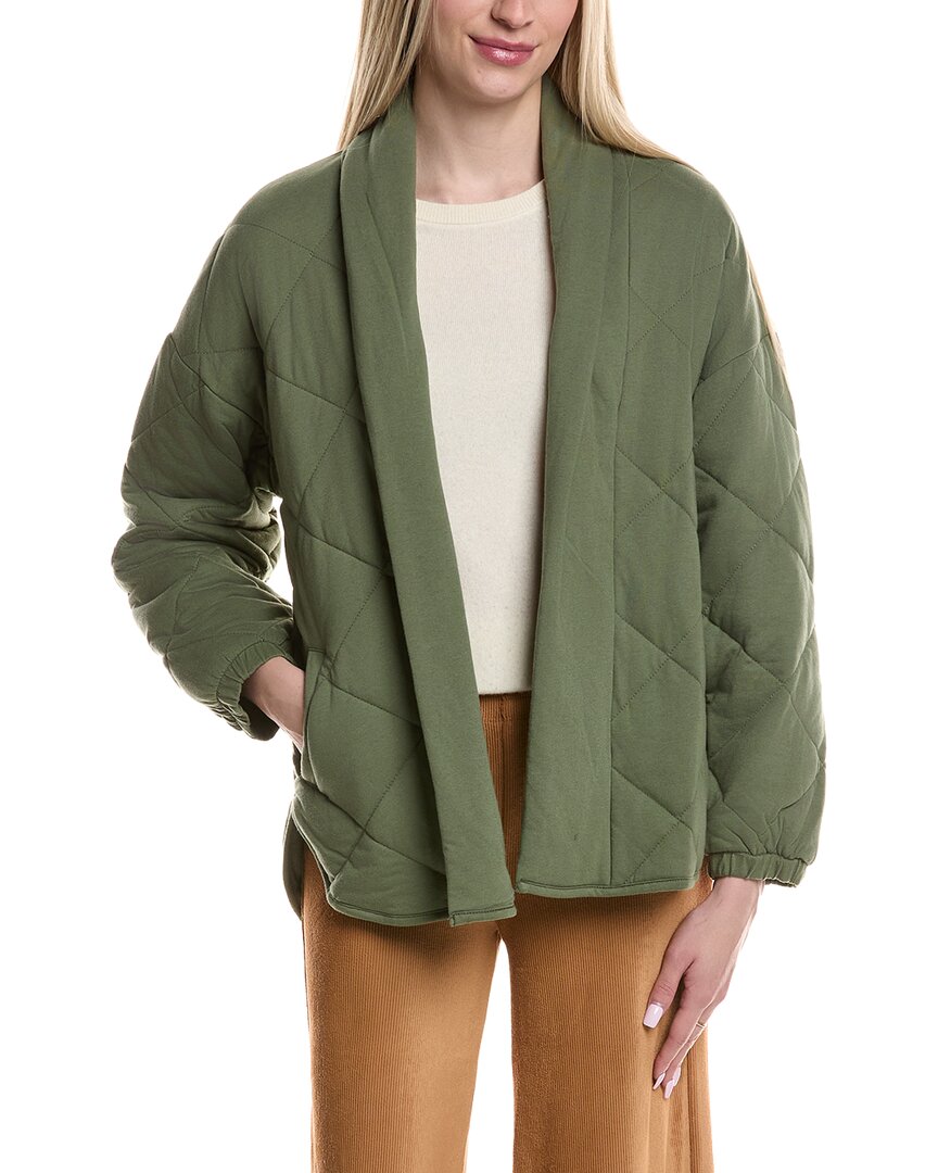 Pj Salvage Quilted Jersey Jacket