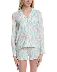 Pj Salvage Ikat Watercolor Top