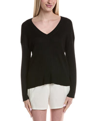 Pj Salvage Jet Set Rib Cashmere-Blend Top