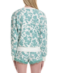 Pj Salvage Lacey Jade Waffle-Knit Top