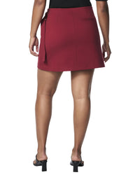 Spanx® Ponte Wrap Mini Skirt Jacq.
