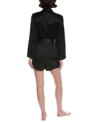 Petite Plume Mulberry Silk Short Robe