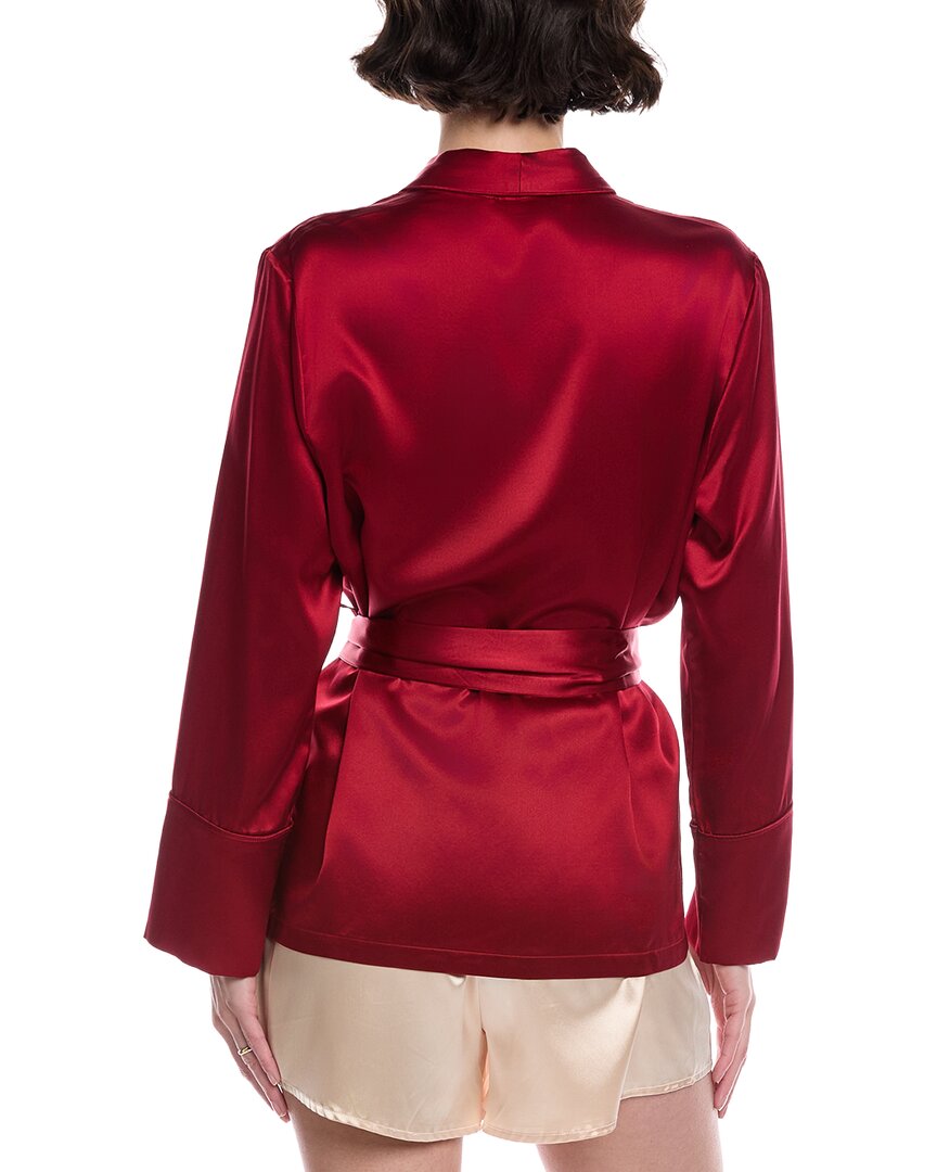 Petite Plume Mulberry Silk Short Robe