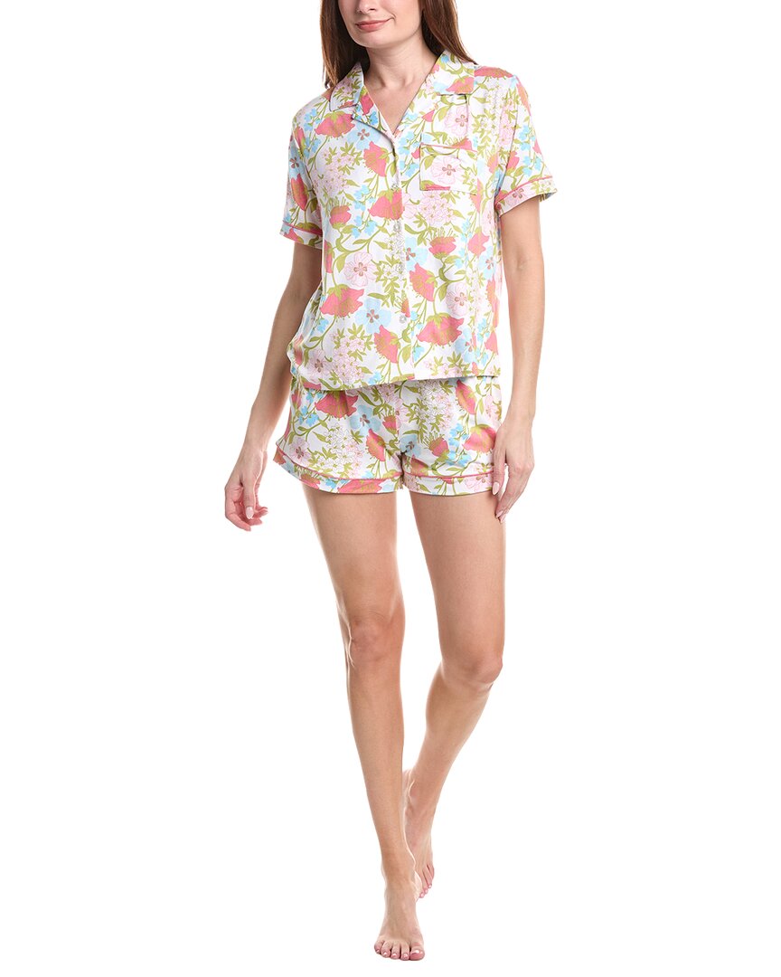 Vera Bradley 2Pc Notch Collar Top & Short Set