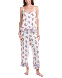 Vera Bradley Vera Bradley 3Pc Cami, Short & Pant Pajama Set