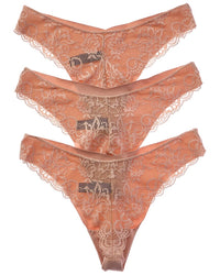 Journelle 3Pk Estelle Thong