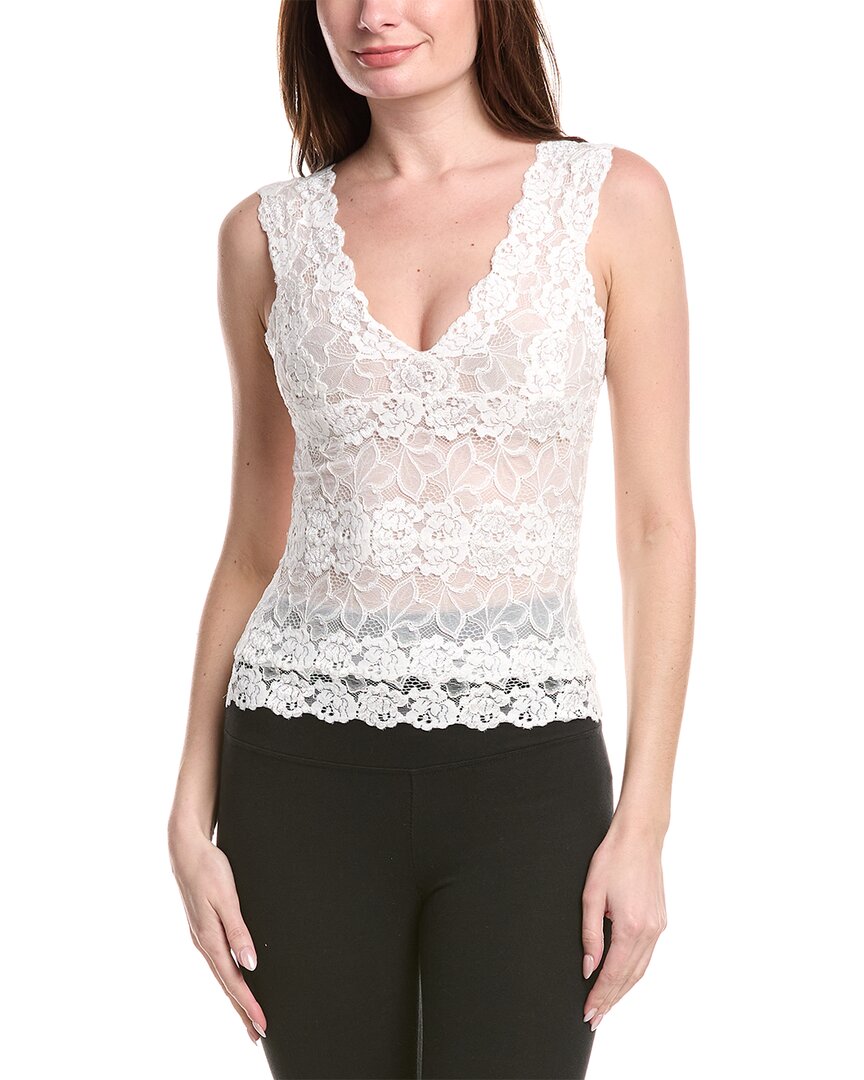 Josie Natori Rose Parfait Allover Lace Tank