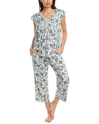 Ellen Tracy Ellen Tracy 2Pc Cropped Pajama Set