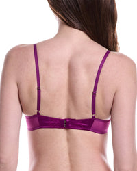 Kiki De Montparnasse Lace Inset Silk-Blend Balconette Bra