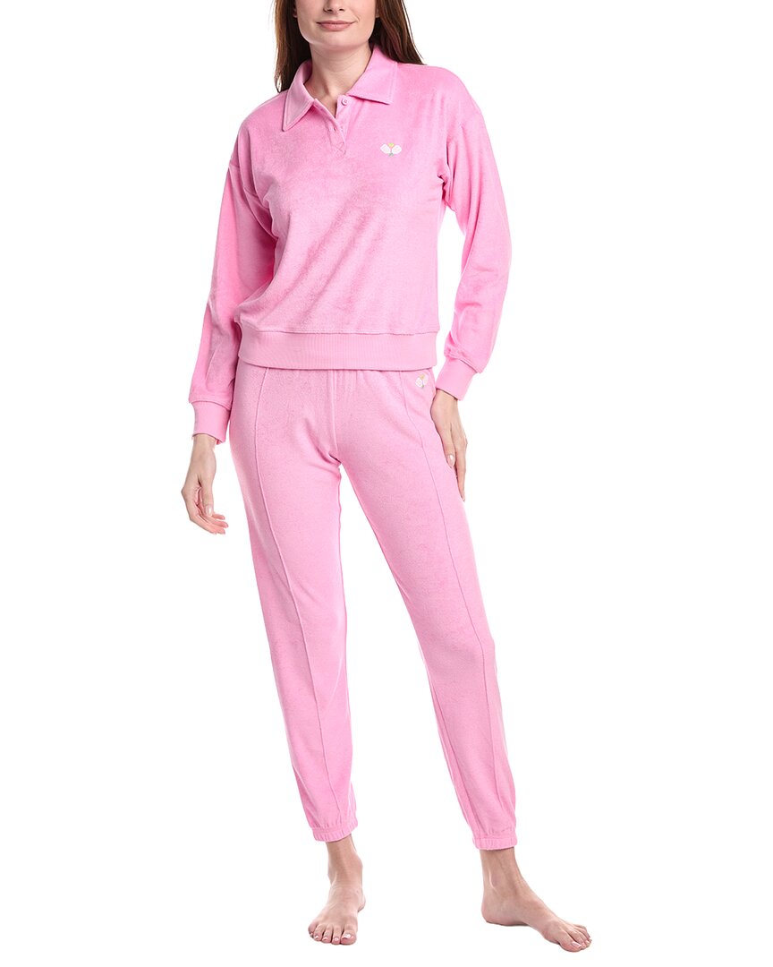 Pj Salvage Happiest On The Court Pajama Set