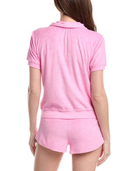 Pj Salvage Happiest On The Court Polo Shirt