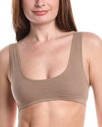 Bamboo Set Of 2 Seamless Rib Scoop Open Back Bralette