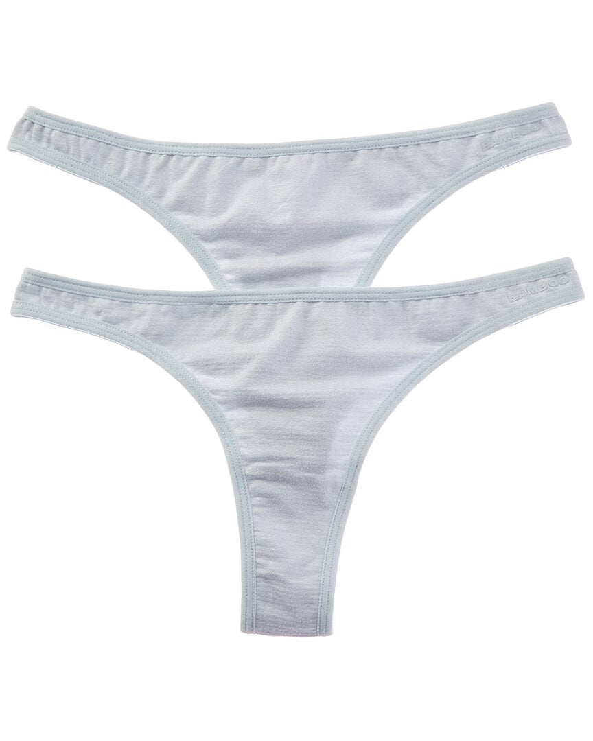 Bamboo Set Of 2 Seamless Cheeky Thong