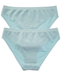 Bamboo Set Of 2 Seamless Waffle Bikini Brief