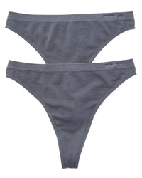 Bamboo Set Of 2 Essential High Rib Thong