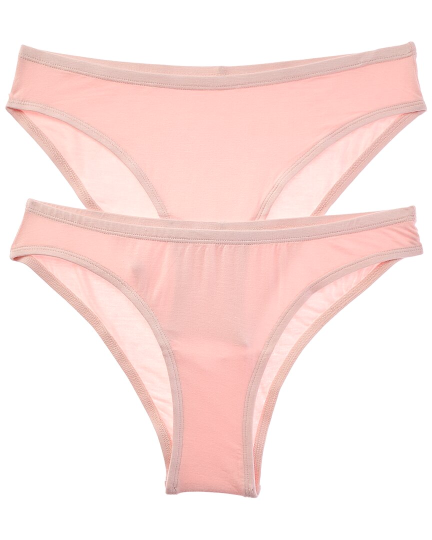 Bamboo Set Of 2 Essential Dipped Bikini Brief