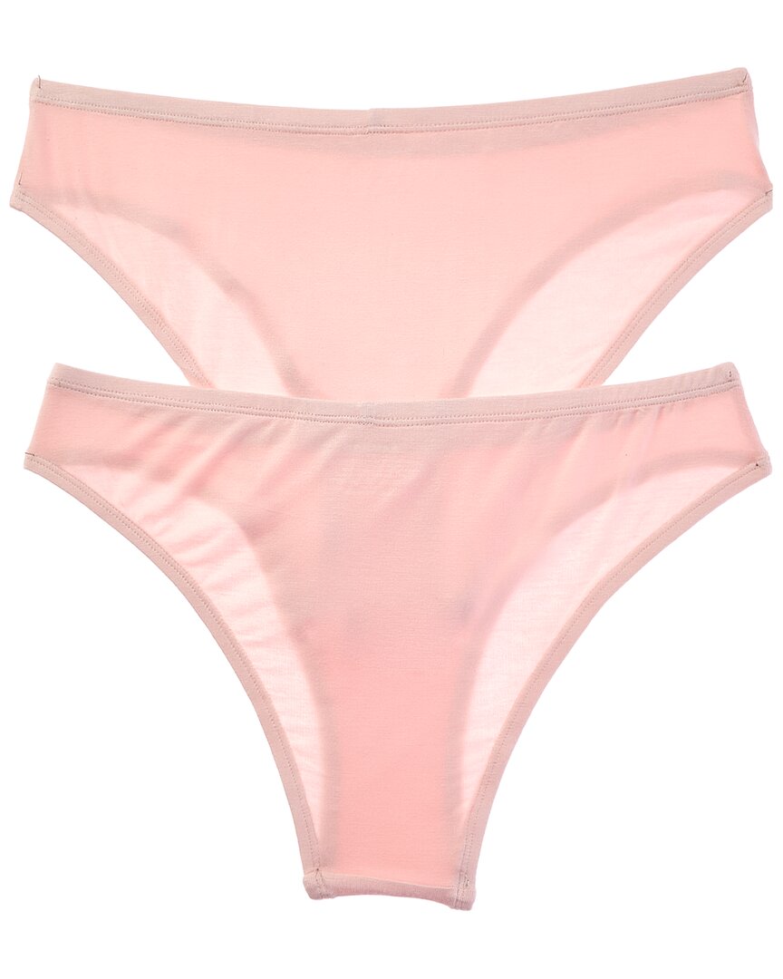 Bamboo Set Of 2 Essential Dipped Bikini Brief