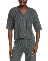 Barefoot Dreams Sunbleached Open Knit Shirt