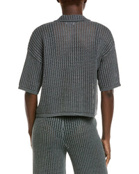 Barefoot Dreams Sunbleached Open Knit Shirt