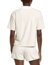 Barefoot Dreams Cozy Terry Polo Shirt