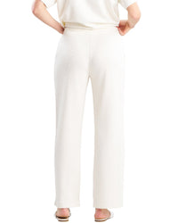 Natori Quilted Geo Knit Jacquard Straight Leg Pant
