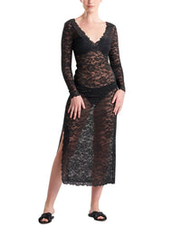 Natori Peony Long Sleeve Gown