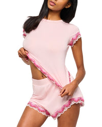 Cosabella Amalia Cap Sleeve Pajama Top