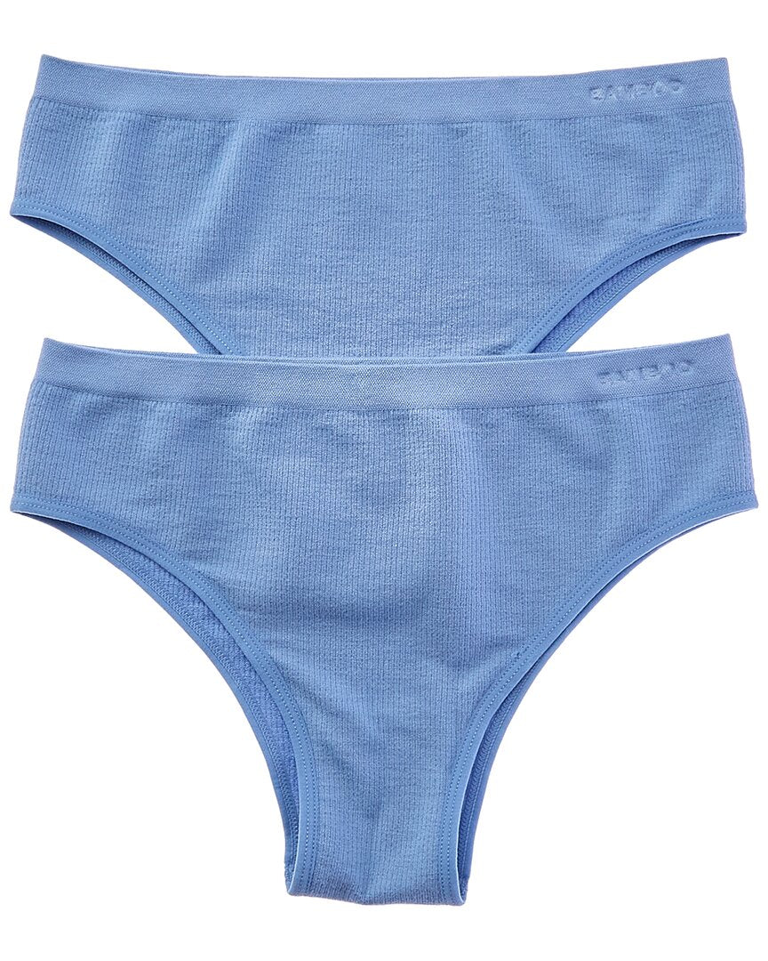 Bamboo Set Of 2 Seamless Waffle Bikini Brief
