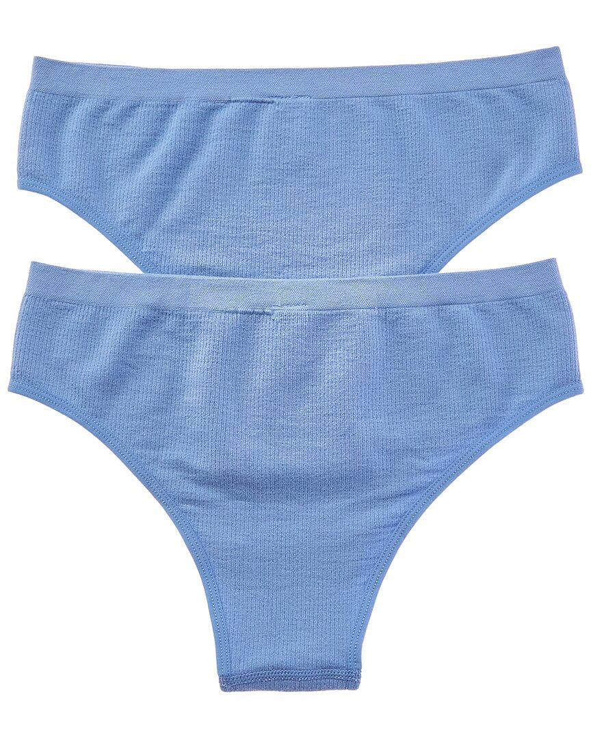 Bamboo Set Of 2 Seamless Waffle Bikini Brief