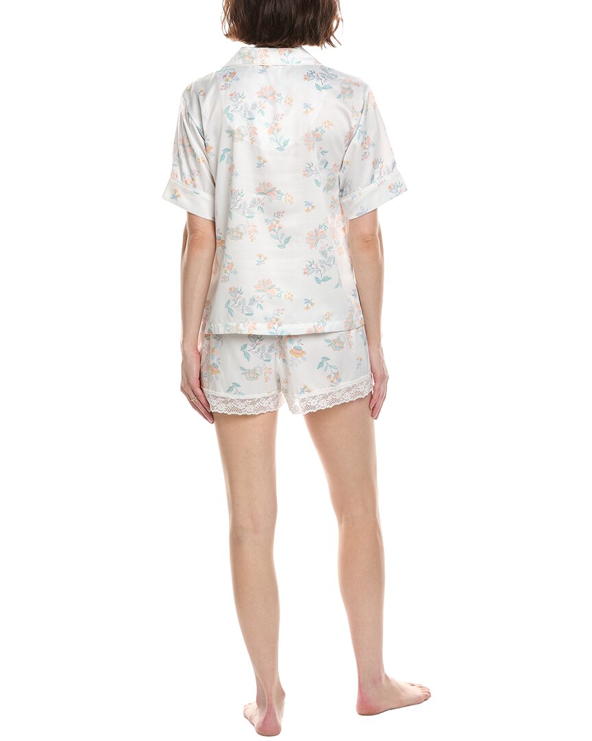 Flora By Flora Nikrooz 2Pc Printed Matte Charmeuse Pajama Set