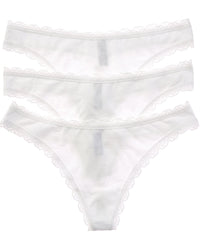 B.Tempt'd Set Of 3 Inspired Eyelet Thong
