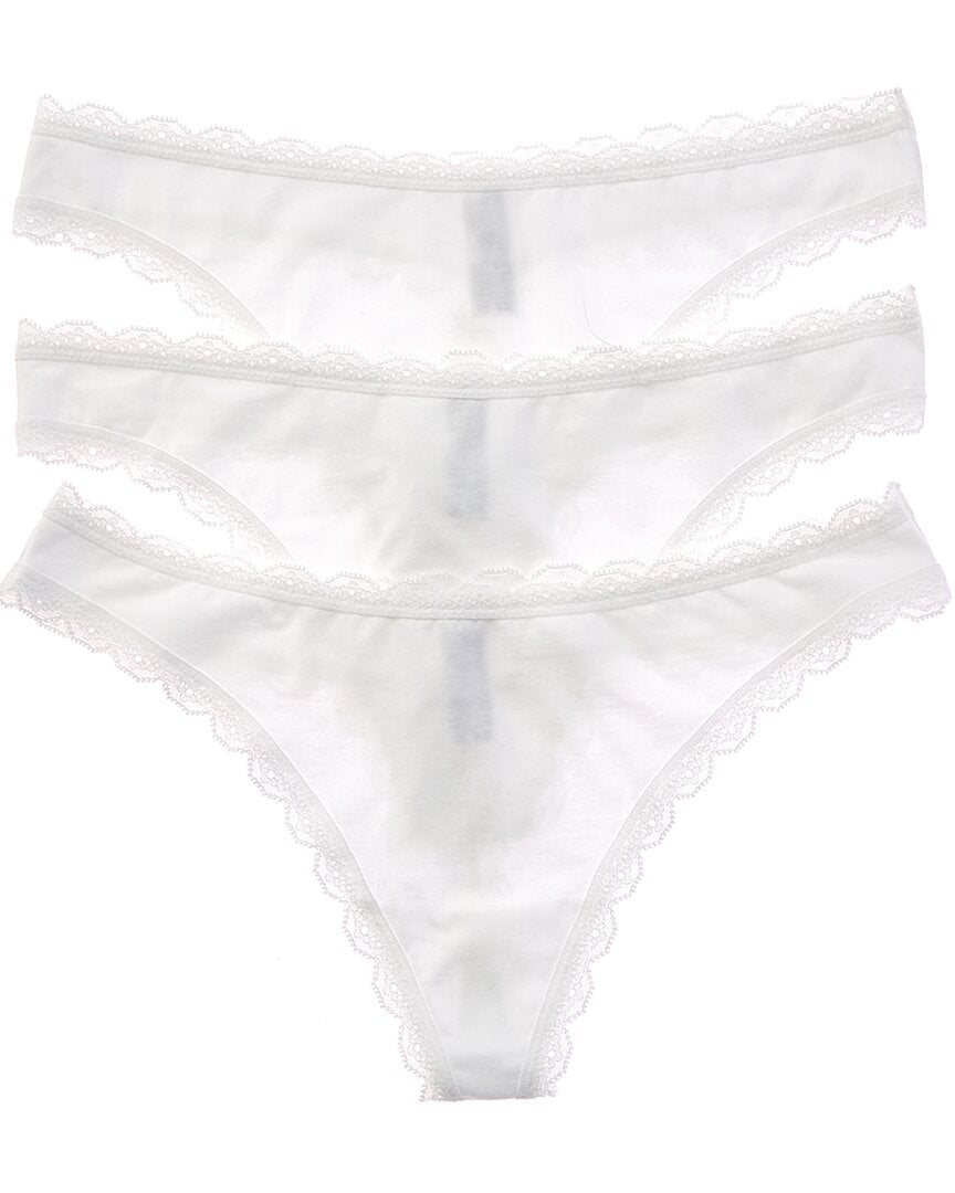 B.Tempt'd Set Of 3 Inspired Eyelet Thong